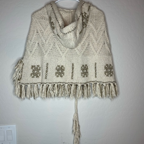 Casselini Boho Hooded Poncho women one-size fit most - Picture 3 of 8